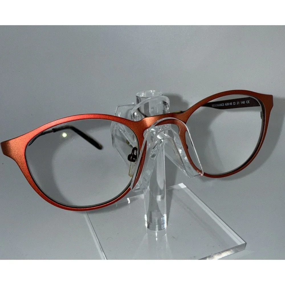Jean Lafont Paris, RESONANCE 628, 48-21 Authentic Copper Cateye Eyeglass Frames.